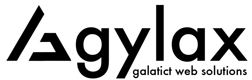 agylax black logo